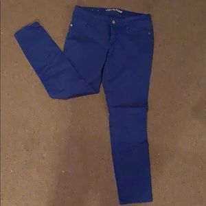 Colored skinny jeans